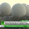 US 'intelligence war' triggers 'Occupy spy base' in UK