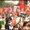 Spain protests: Over a million march against harsh austerity