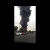 5/28/2013 -- Baltimore, Maryland -- Train derailment explosion -- Slowed Down