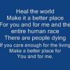 michael jackson - heal the world lyrics